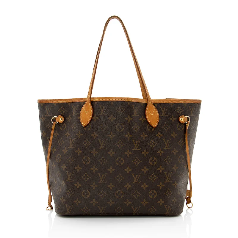 Louis Vuitton bags with polished metal accents -Louis Vuitton Monogram Canvas Neverfull MM Tote - FINAL SALE (SHF-20191)