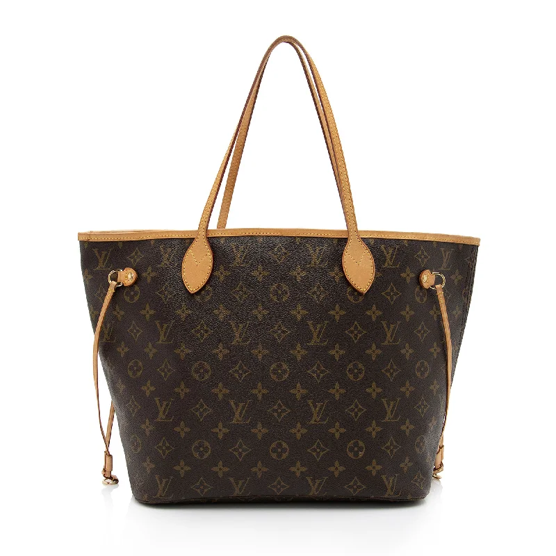 Louis Vuitton handbags for fashion professionals -Louis Vuitton Monogram Canvas Neverfull MM Tote (SHF-JdmzIM)