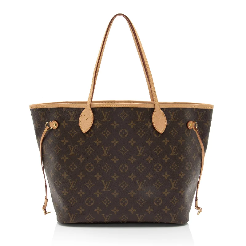 Louis Vuitton bags with unique prints -Louis Vuitton Monogram Canvas Neverfull MM Tote (SHF-SFsgl4)