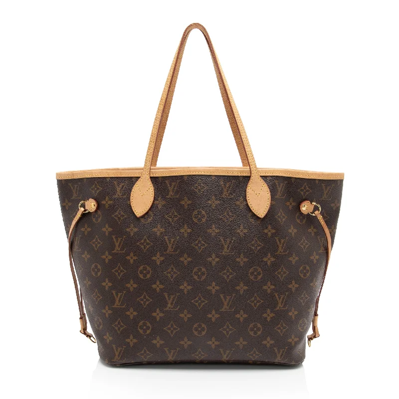 Louis Vuitton handbags with chic color options -Louis Vuitton Monogram Canvas Neverfull MM Tote (SHF-VDx0OH)