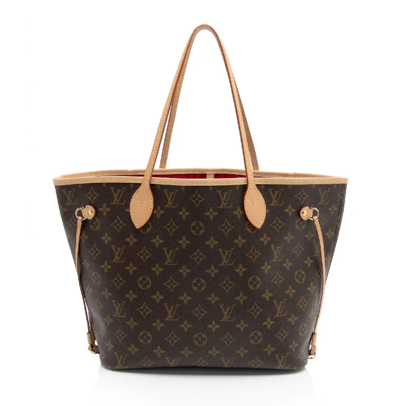 Louis Vuitton bags with versatile features -Louis Vuitton Monogram Canvas Neverfull MM Tote (SHF-Xy2Jyd)