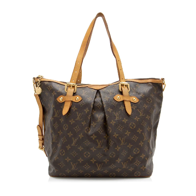 Louis Vuitton handbags for special occasions -Louis Vuitton Monogram Canvas Palermo GM Tote (SHF-6qfdg8)