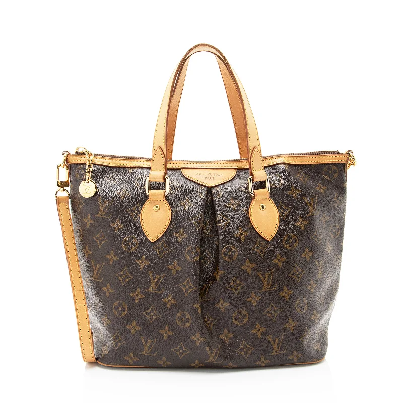 Louis Vuitton bags with versatile features -Louis Vuitton Monogram Canvas Palermo PM Tote (SHF-4zveEz)