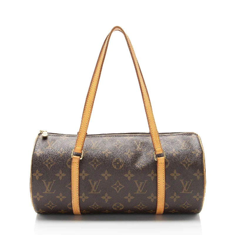 Louis Vuitton handbags with embroidered designs -Louis Vuitton Monogram Canvas Papillon 30 Satchel (SHF-HsxJ6F)