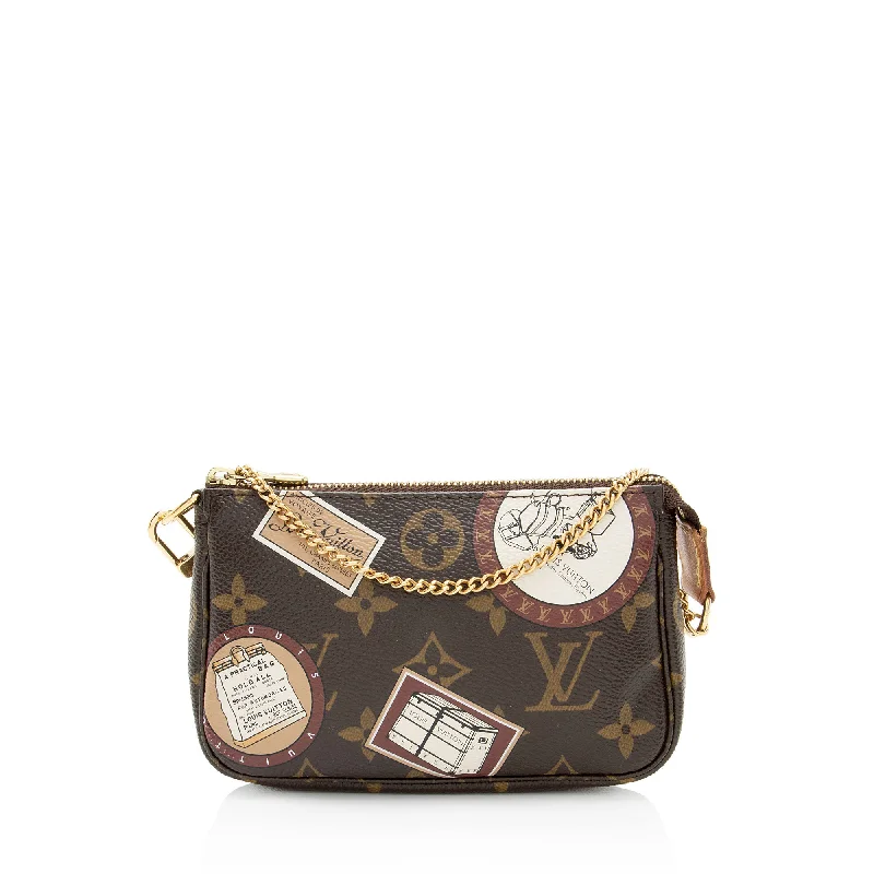 Louis Vuitton bags for the luxury shopper -Louis Vuitton Limited Edition Monogram Canvas Patches Mini Pochette Accessoires (SHF-IKxVzn)