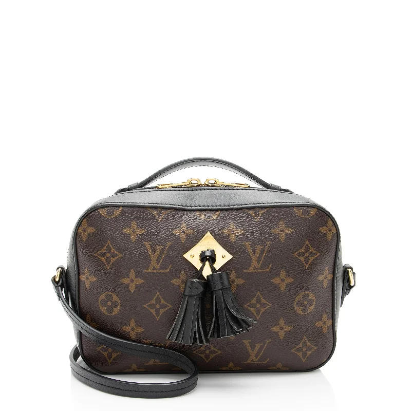 Louis Vuitton handbags with elegant textures -Louis Vuitton Monogram Canvas Saintonge Shoulder Bag (SHF-N8bW4b)