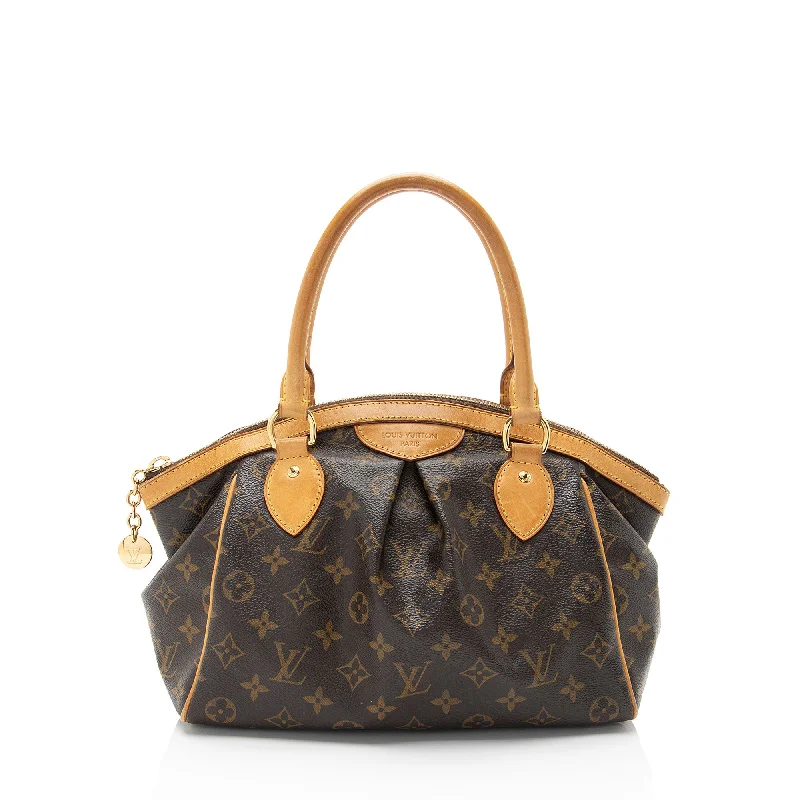 Louis Vuitton bags for fashion-forward women -Louis Vuitton Monogram Canvas Tivoli PM Satchel (SHF-hNBpAm)