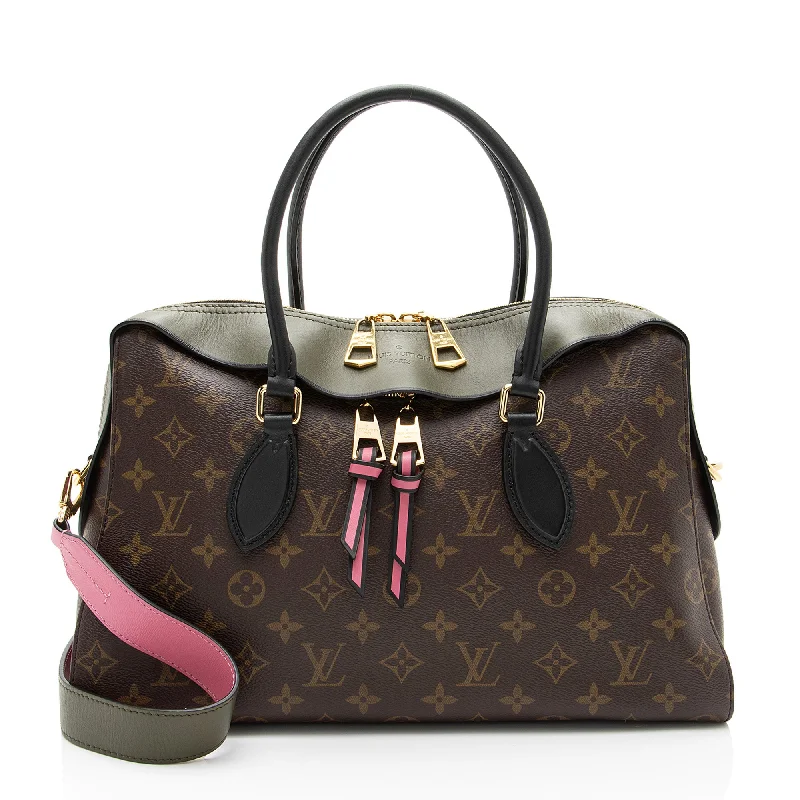 Louis Vuitton luxury bags for exclusive occasions -Louis Vuitton Monogram Canvas Tuileries Satchel (SHF-5QvIgR)