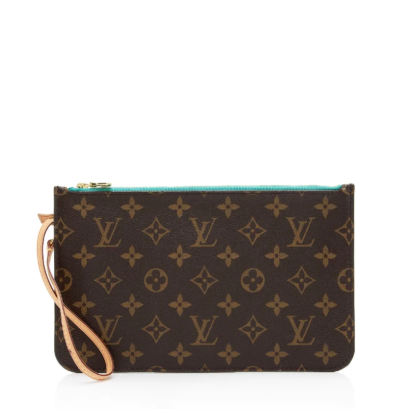 Louis Vuitton bags with exclusive finishes -Louis Vuitton Monogram Canvas V Neverfull MM Pochette (SHF-NgSANa)