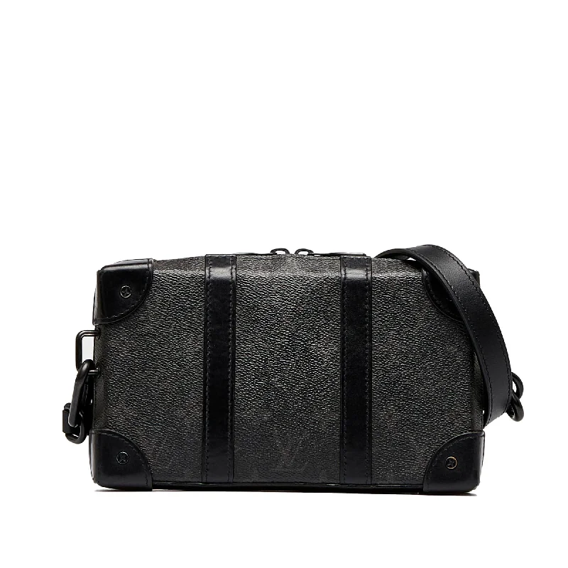 Louis Vuitton handbags for chic professionals -Louis Vuitton Monogram Eclipse Soft Trunk Wallet Crossbody (SHG-uknBkD)