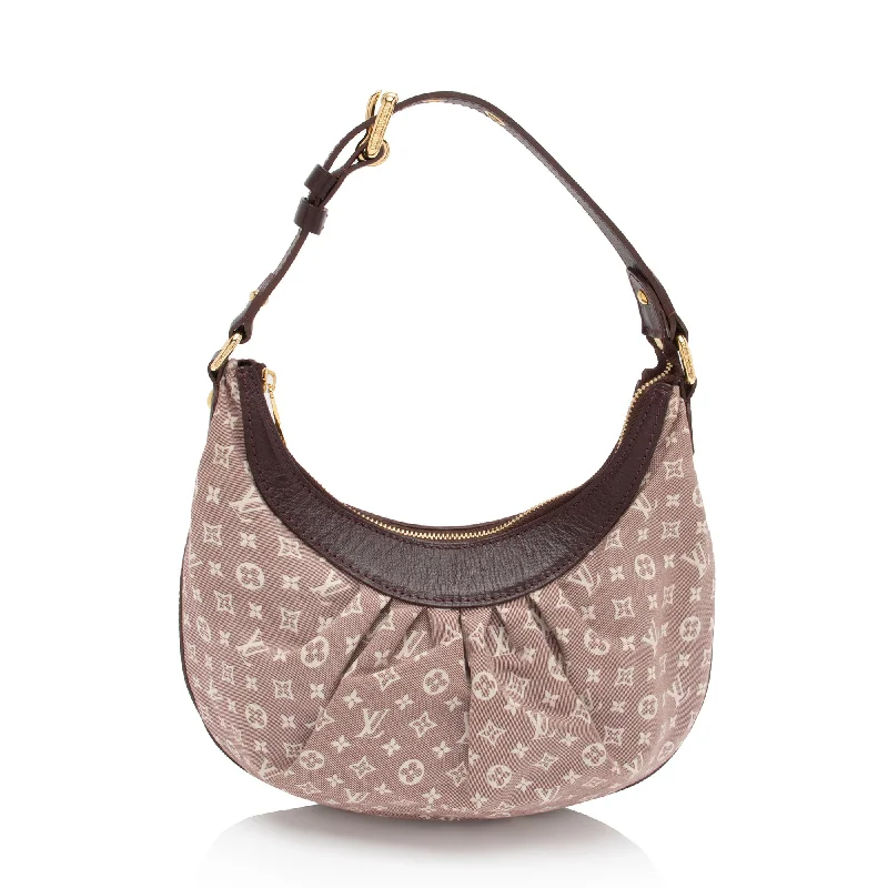 Buy Louis Vuitton leather handbags online -Louis Vuitton Monogram Idylle Rhapsodie PM Hobo (SHF-D1ldoP)