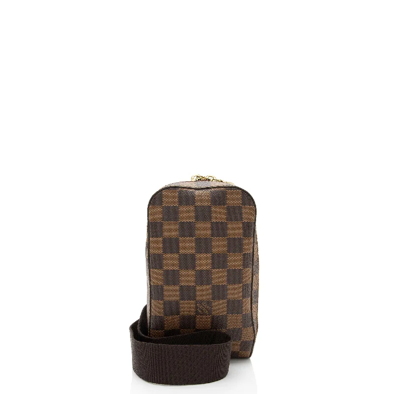 Louis Vuitton crossbody bags for women -Louis Vuitton Vintage Damier Ebene Geronimos Sling Bag (SHF-IWcx8E)