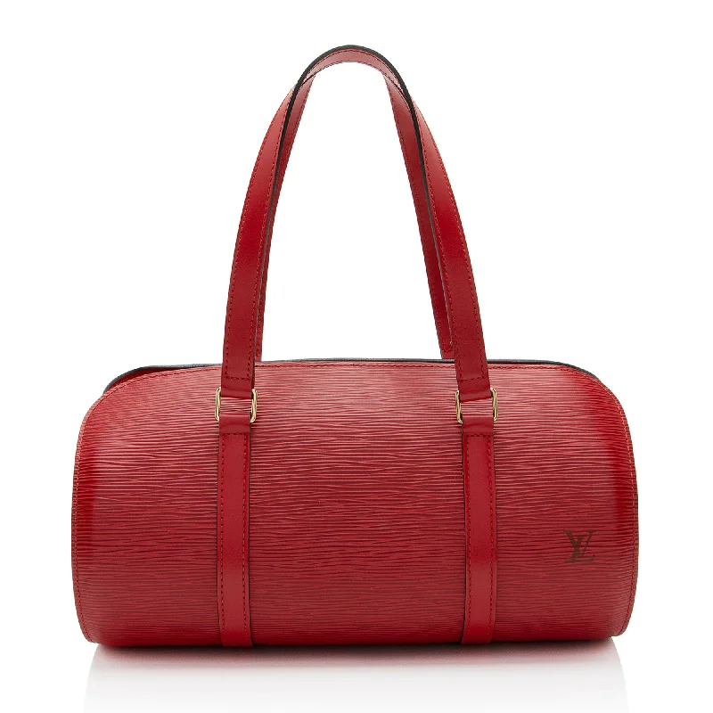 Louis Vuitton handbags with premium leather -Louis Vuitton Vintage Epi Leather Soufflot Satchel (SHF-kYUSlM)