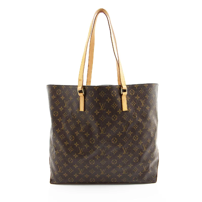 Louis Vuitton bags for signature looks -Louis Vuitton Vintage Monogram Canvas Cabas Alto Tote (SHF-yWDDlN)