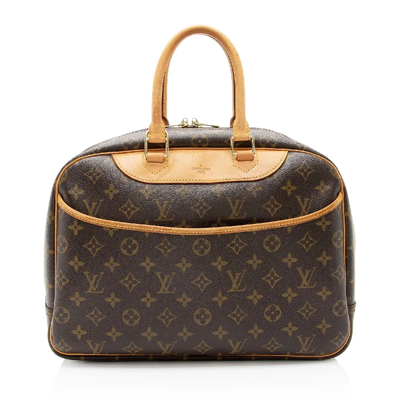 Louis Vuitton handbags for luxury wardrobe collections -Louis Vuitton Vintage Monogram Canvas Deauville Satchel (SHF-iFcbdz)