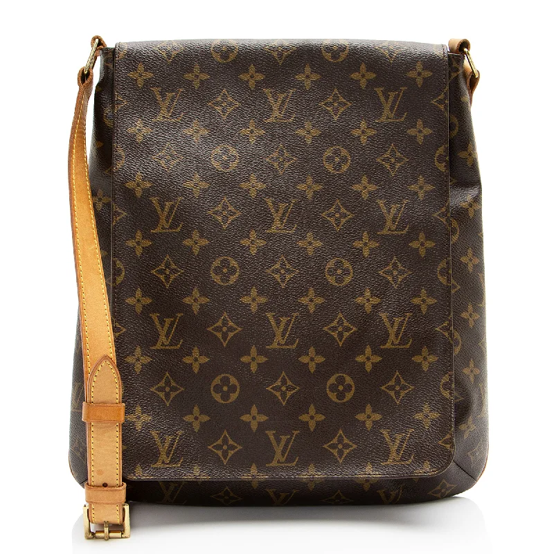 Louis Vuitton handbags with chic designs -Louis Vuitton Vintage Monogram Canvas Musette Salsa GM Shoulder Bag (SHF-gilnTA)