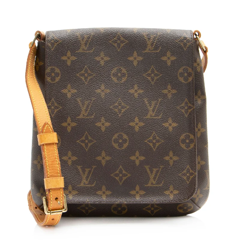 Buy Louis Vuitton leather handbags online -Louis Vuitton Vintage Monogram Canvas Musette Salsa Shoulder Bag (SHF-6s6yLM)