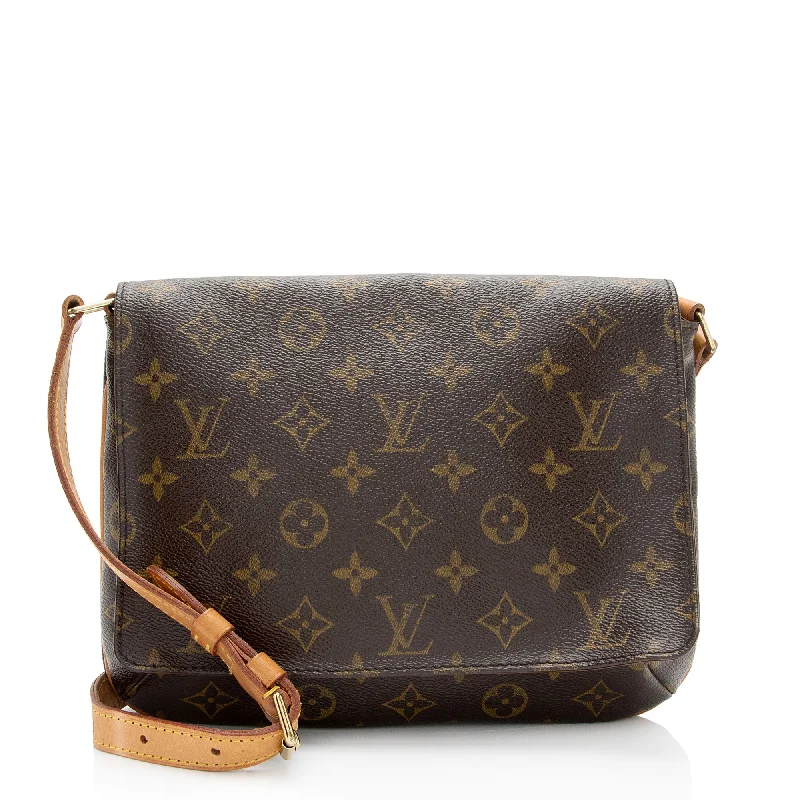 Louis Vuitton handbags with high-end finishes -Louis Vuitton Vintage Monogram Canvas Musette Tango Shoulder Bag (SHF-oOBz9o)