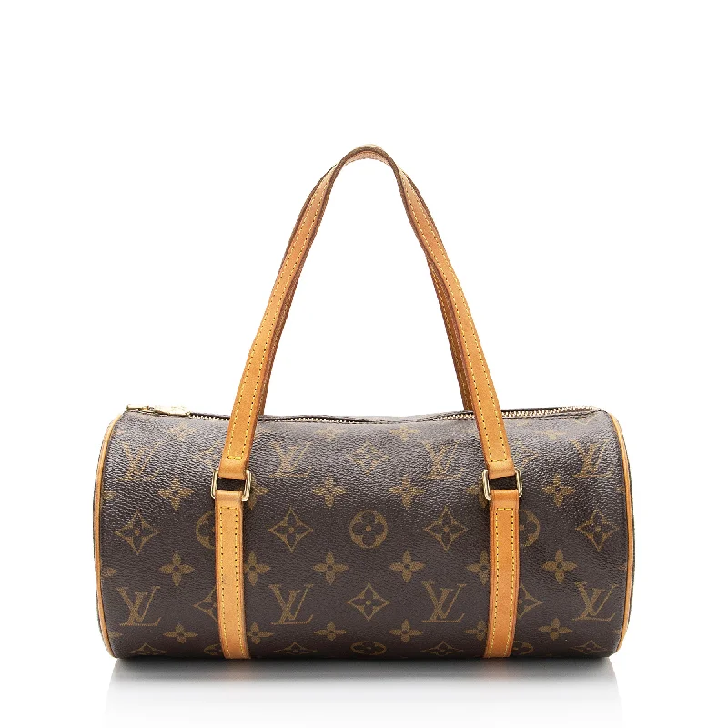 Louis Vuitton handbags for special occasions -Louis Vuitton Vintage Monogram Canvas Papillon 26 Satchel (SHF-9yMpXS)