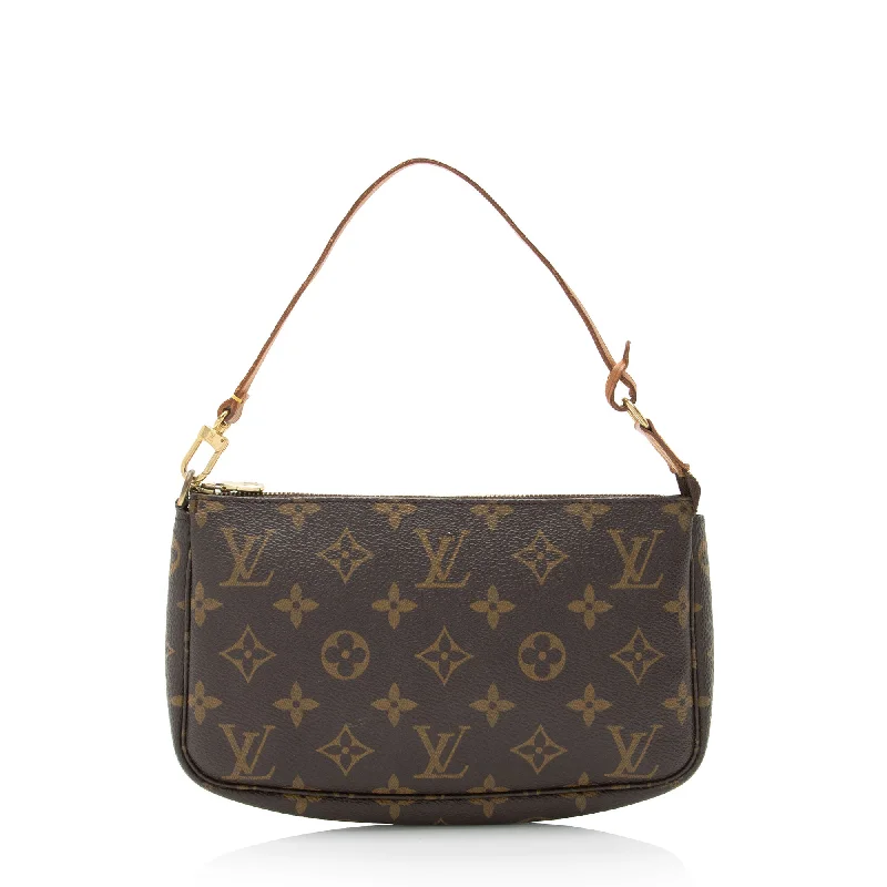 Louis Vuitton handbags with contemporary designs -Louis Vuitton Vintage Monogram Canvas Pochette Accessoires (SHF-UFdRwc)