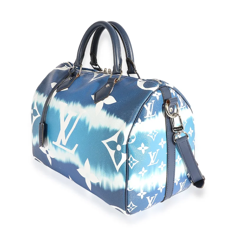 Louis Vuitton handbags for stylish outfits -Louis Vuitton Blue LV Escale Speedy Bandoulière 30