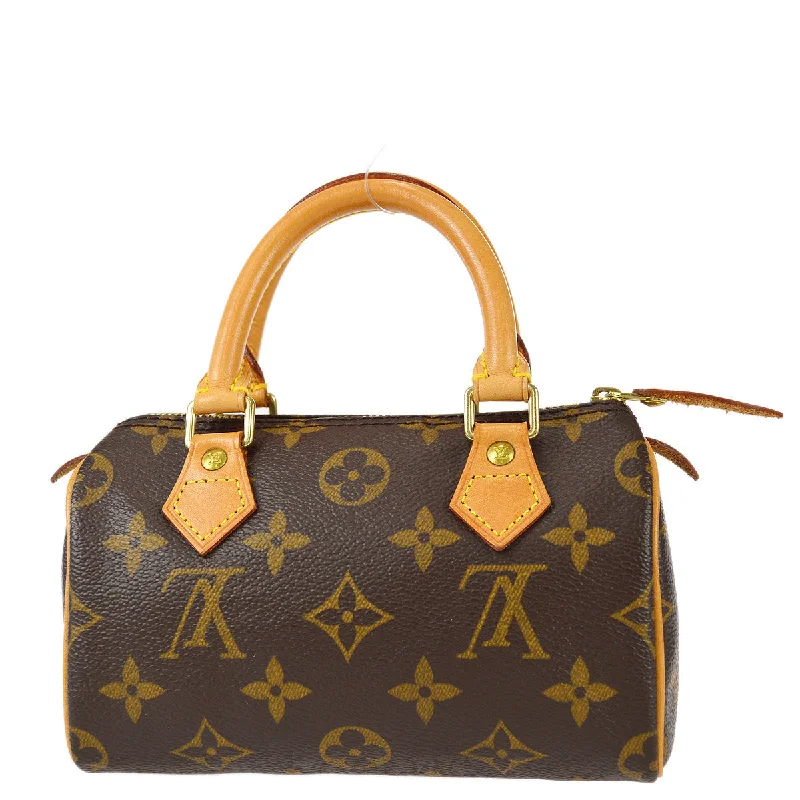 Louis Vuitton bags with elegant details -Louis Vuitton 2004 Monogram Mini Speedy Handbag M41534