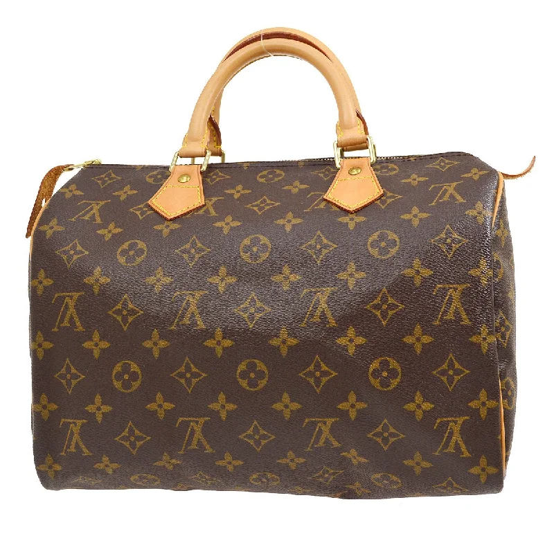 Louis Vuitton bags with minimalist details -LOUIS VUITTON 2003 SPEEDY 30 HAND BAG MONOGRAM M41526 51477