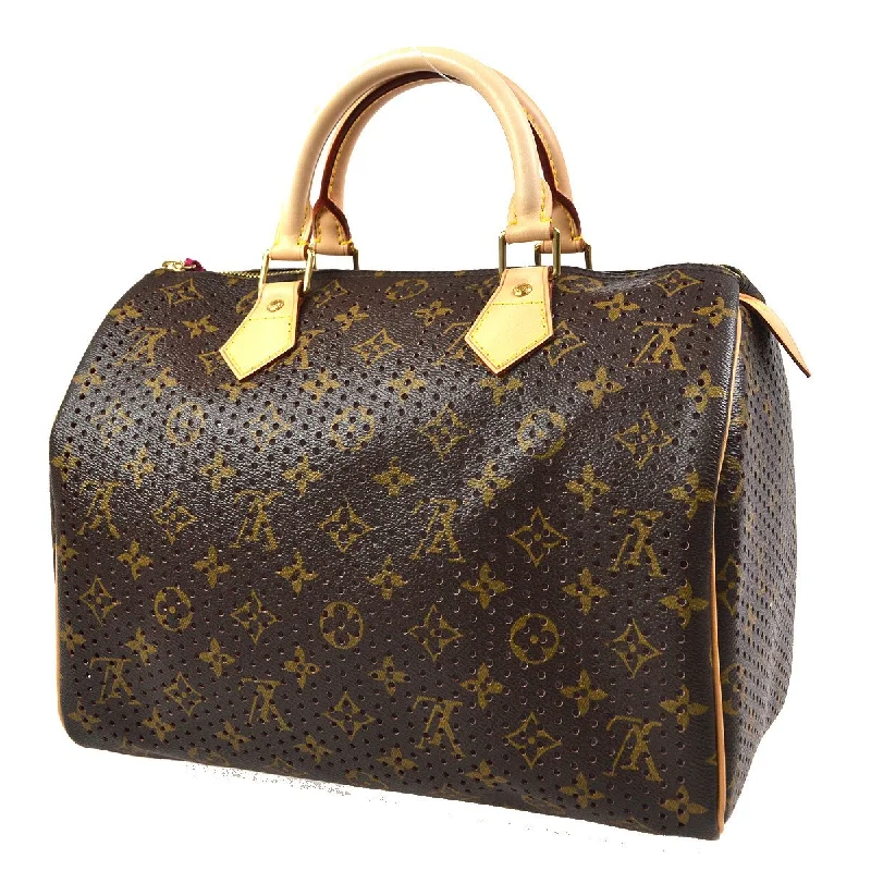 Louis Vuitton bags with luxurious details -LOUIS VUITTON 2006 SPEEDY 30 MONOGRAM PERFO M95180 42956