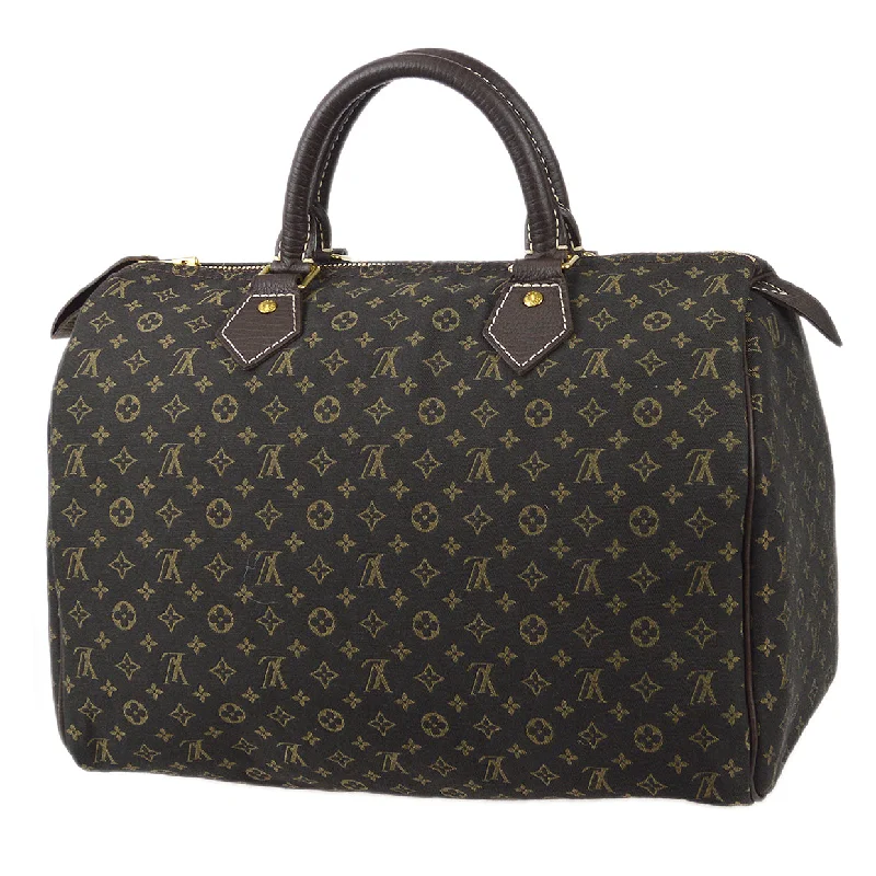 Louis Vuitton bags with statement shapes -LOUIS VUITTON 2008 SPEEDY 30 MONOGRAM MINI LIN M95224 88027