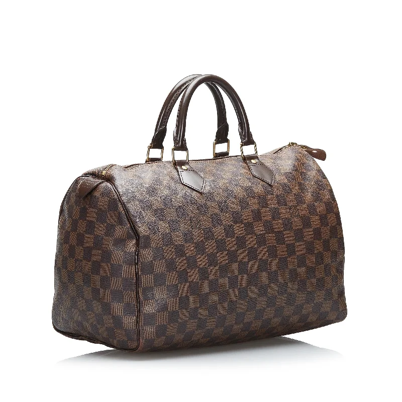 Louis Vuitton handbags for timeless luxury -Louis Vuitton Damier Ebene Speedy 35 (SHG-Vmi4oA)