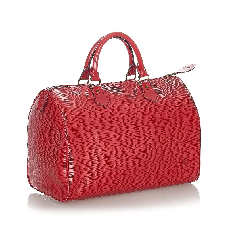 Louis Vuitton handbags for timeless elegance -Louis Vuitton Epi Speedy 35 (SHG-22813)