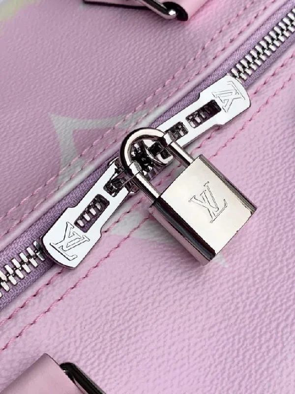 Louis Vuitton bags with iconic leather accents -Louis Vuitton Escale Speedy Bandouliere 30 Bag