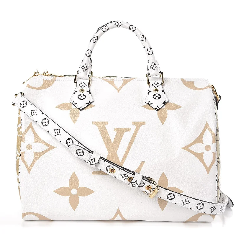 Louis Vuitton luxury handbags for fashion lovers -LOUIS VUITTON GIANT MONOGRAM SPEEDY BANDOULIERE 30