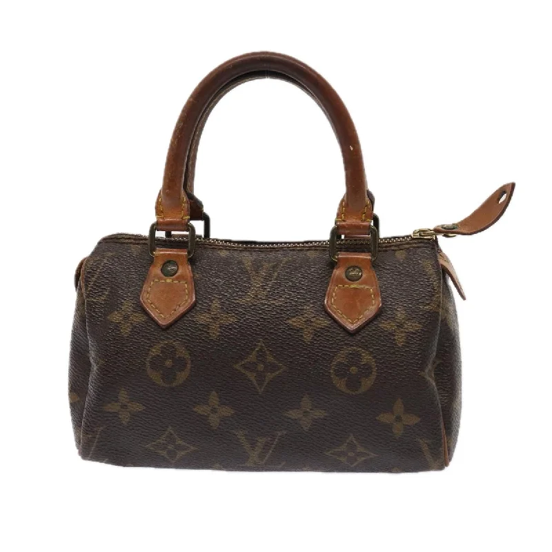 Louis Vuitton handbags with detailed stitching -LOUIS VUITTON Mini speedy Handbag