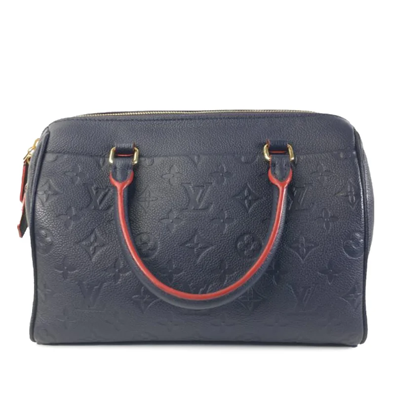 Louis Vuitton bags with detailed textures -Louis Vuitton Monogram Empreinte Speedy Bandouliere 25 (SHG-uAzqpJ)