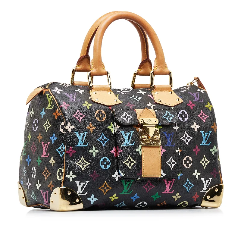 Louis Vuitton bags with iconic designs -Louis Vuitton Monogram Multicolore Speedy 30 (SHG-9gqRXo)