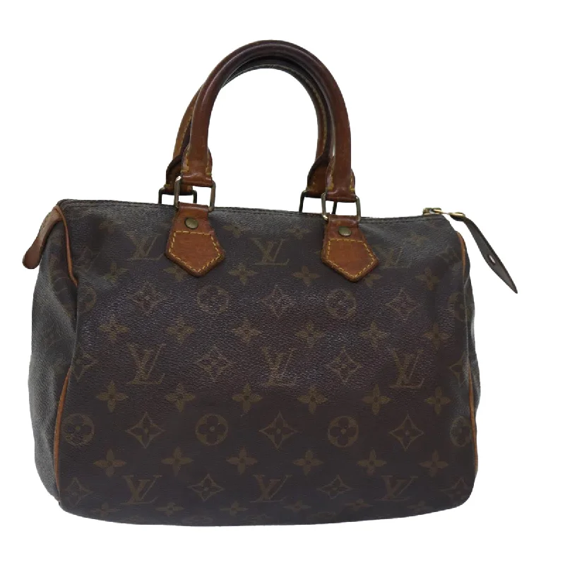 Louis Vuitton bags for timeless fashion -LOUIS VUITTON Monogram Speedy 25 Hand Bag M41528 LV Auth 85352