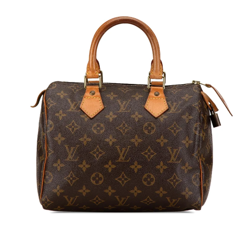 Louis Vuitton luxury handbags for sophisticated style -Louis Vuitton Monogram Speedy 25 (SHG-3TpmkJ)