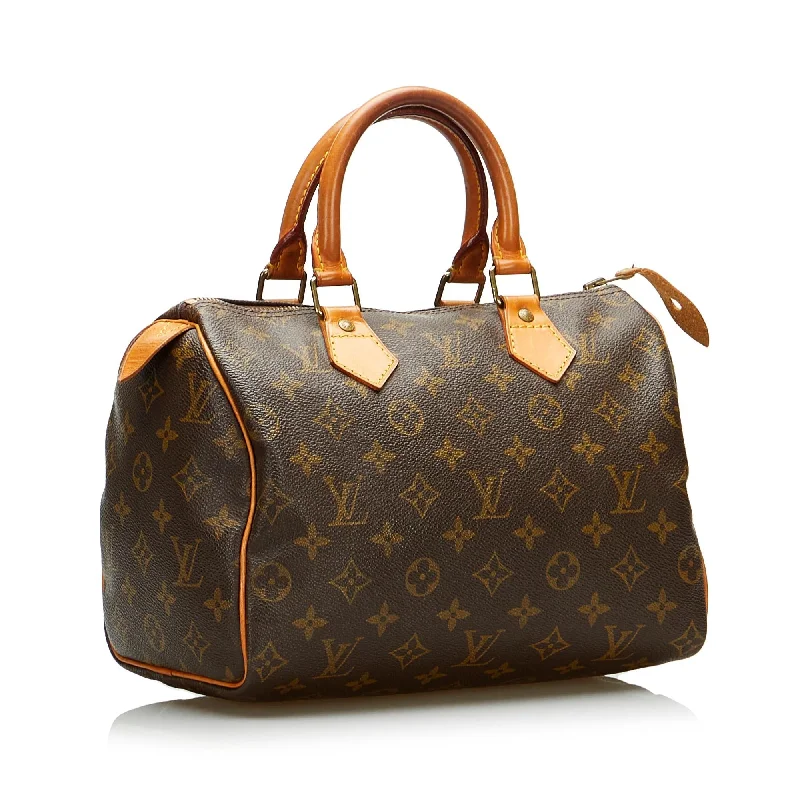 Louis Vuitton bags with classic patterns -Louis Vuitton Monogram Speedy 25 (SHG-bjgwVM)