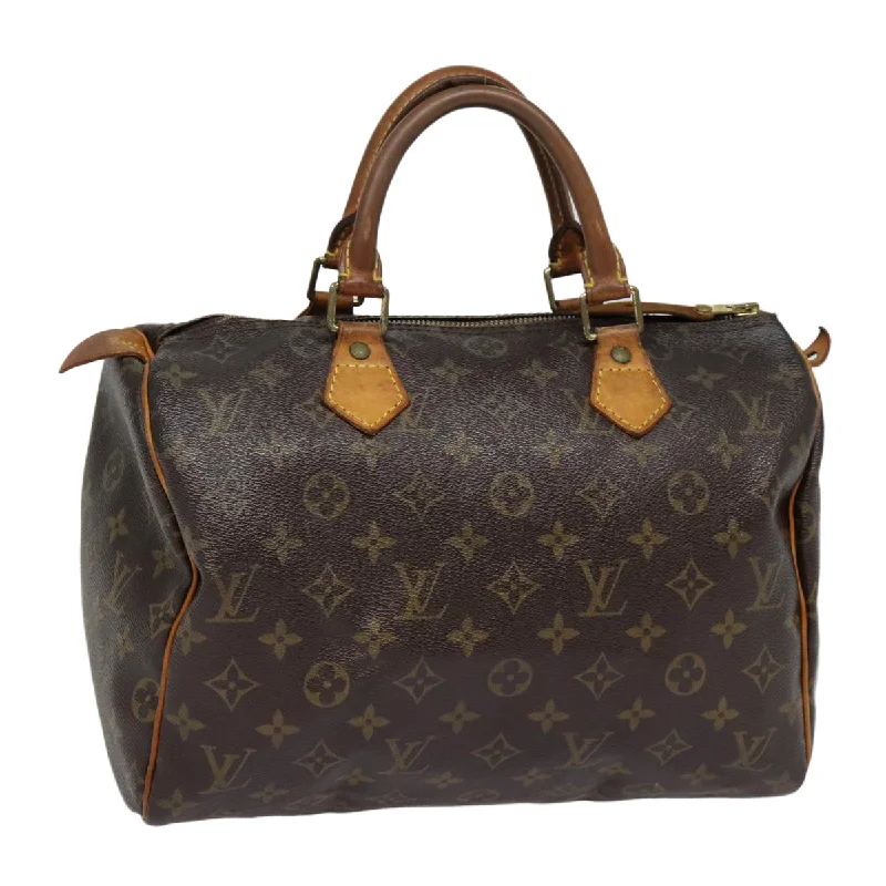 Louis Vuitton handbags with iconic shapes -LOUIS VUITTON Monogram Speedy 30 Hand Bag M41526 LV Auth 87577