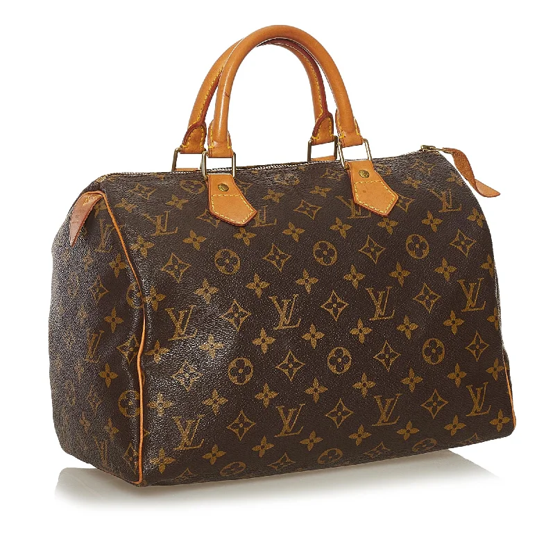 Louis Vuitton bags for luxury wardrobes -Louis Vuitton Monogram Speedy 30 (SHG-35837)