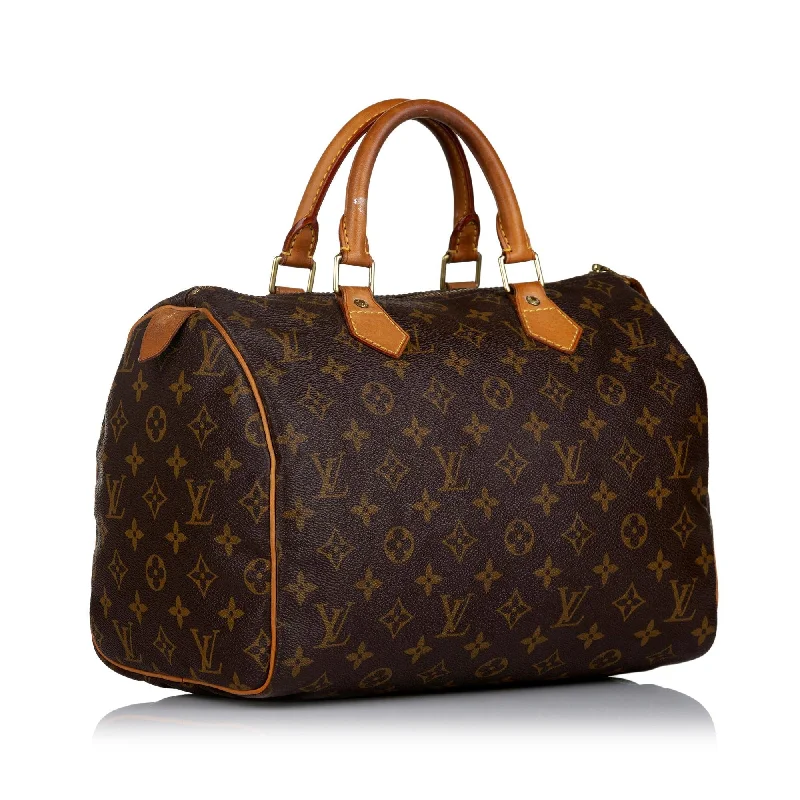 Louis Vuitton handbags with timeless craftsmanship -Louis Vuitton Monogram Speedy 30 (SHG-kMk8Ri)