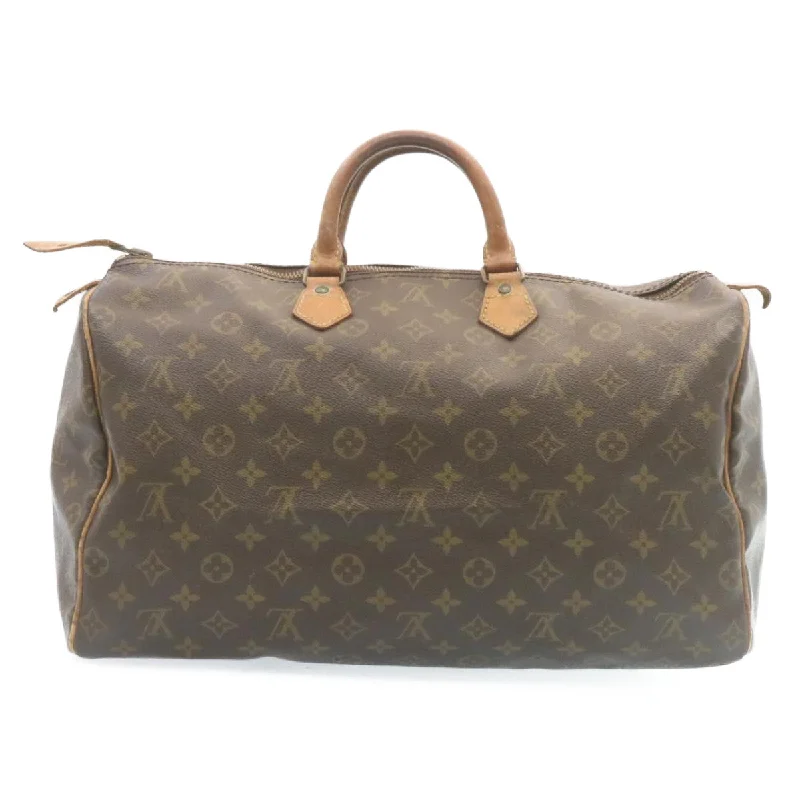 Louis Vuitton handbags with chic leather accents -LOUIS VUITTON Monogram Speedy 40 Hand Bag M41522 LV Auth am2037g