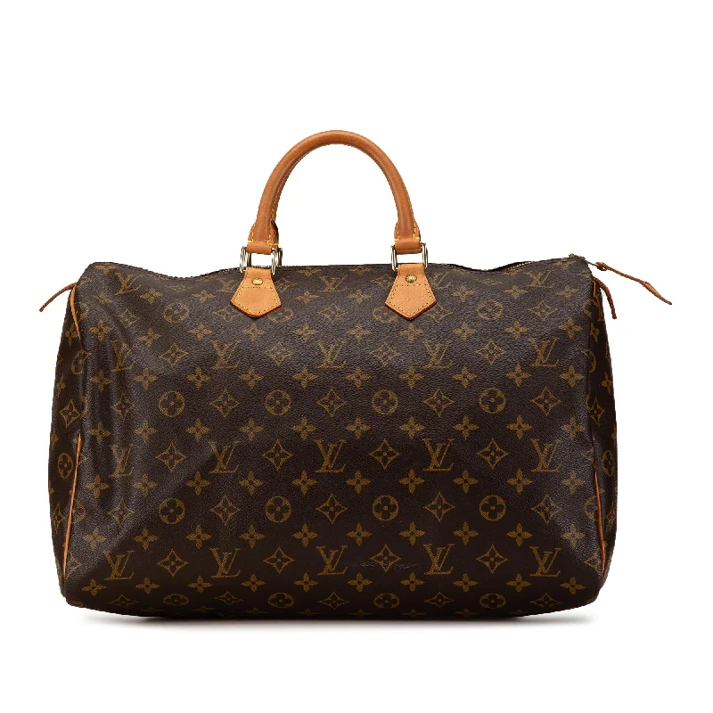 Louis Vuitton bags for signature looks -Louis Vuitton Monogram Speedy 40 (SHG-xHCxUm)