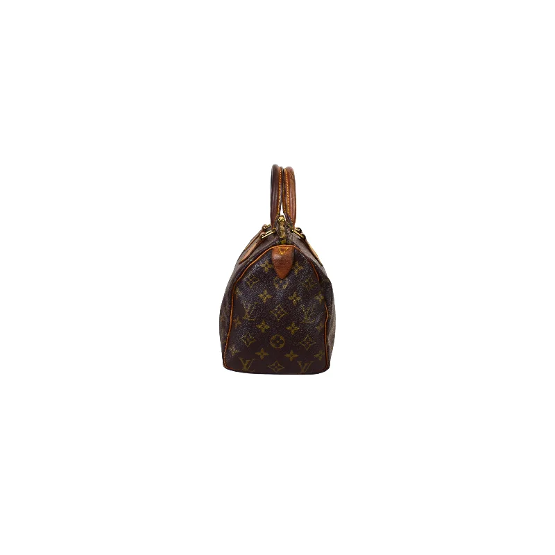 Louis Vuitton handbags with high-quality stitching -Louis Vuitton Speedy 25 Monogram Canvas