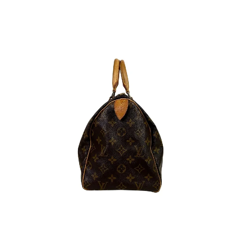 Louis Vuitton bags with gold-tone hardware -Louis Vuitton Speedy 30 Monogram Canvas