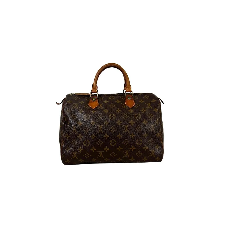 Louis Vuitton handbags with polished finishes -Louis Vuitton Speedy 30 Monogram Canvas