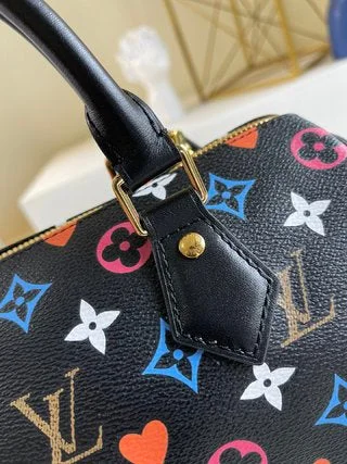 Louis Vuitton bags with minimalist details -Louis Vuitton Game On Speedy Bandouliere 25 Bag