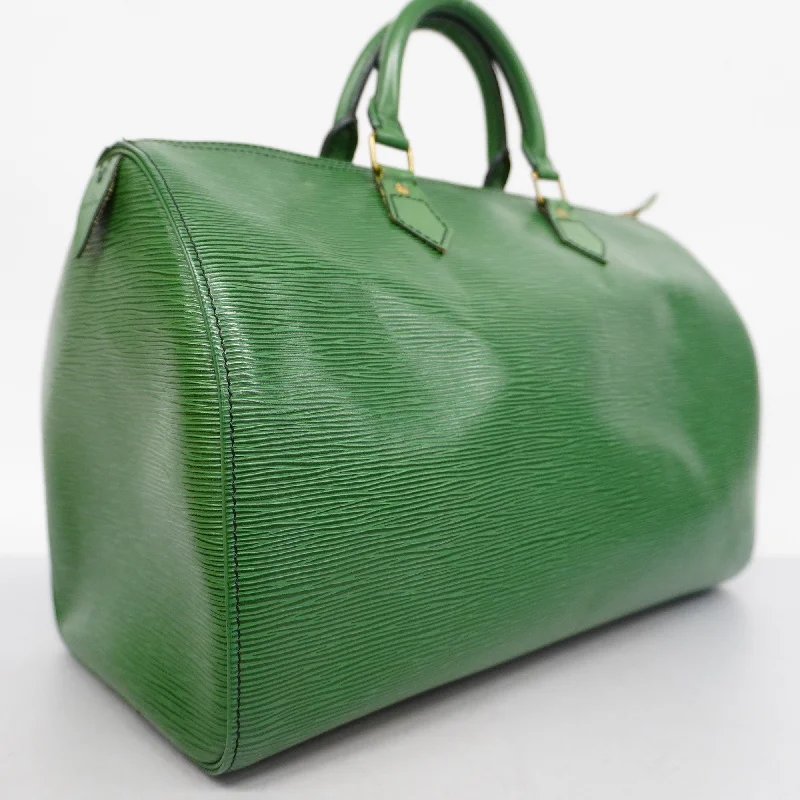 Louis Vuitton bags with bold leather finishes -LOUIS VUITTONAuth  Epi Speedy35 M42994 Women's Handbag Borneo Green